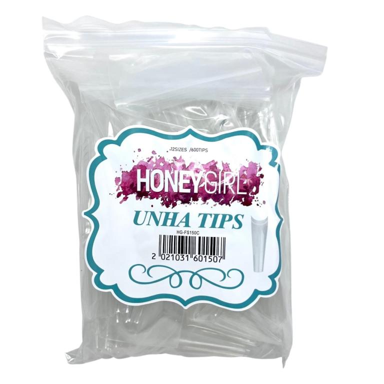 Tips Honey C/600 ABS Bailarina Extra Longa - Transparente