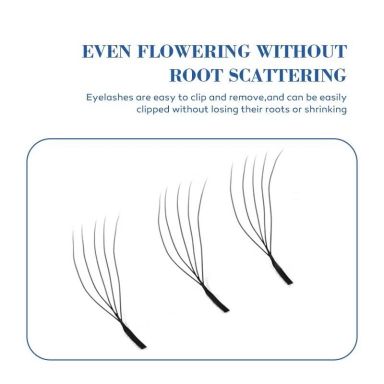 Cílios Decemars 5d Mix 8-12 0.07D Curvatura U