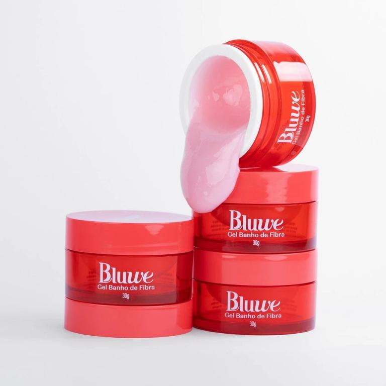 Bluwe Gel Banho De Fibra Natural Pink 30gr Cor:Natural Pink