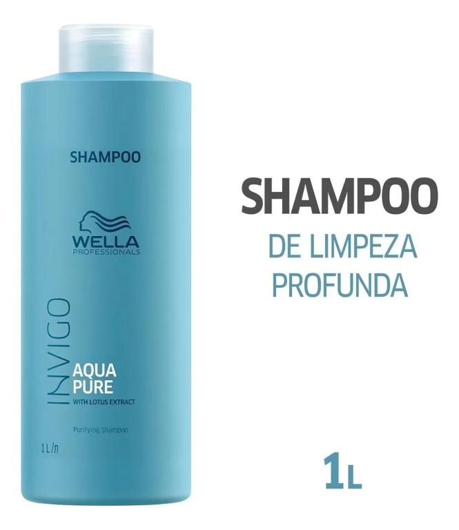 Wella Aqua Pure Shampoo 1lt