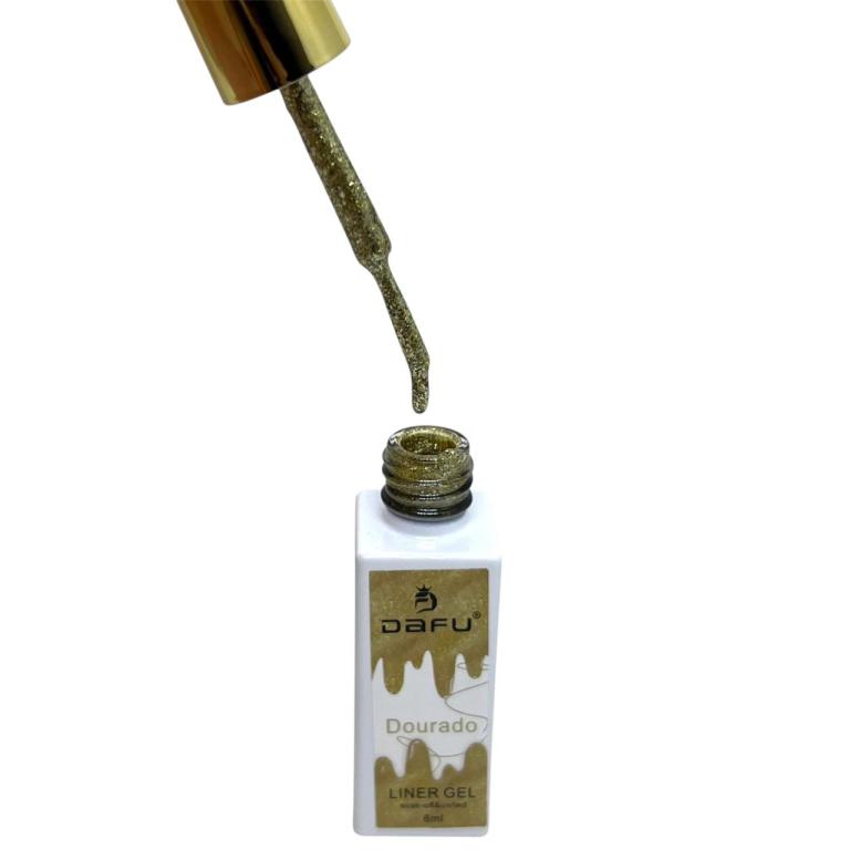 Esmalte Em Gel Liner Dafu 8ml - Dourado