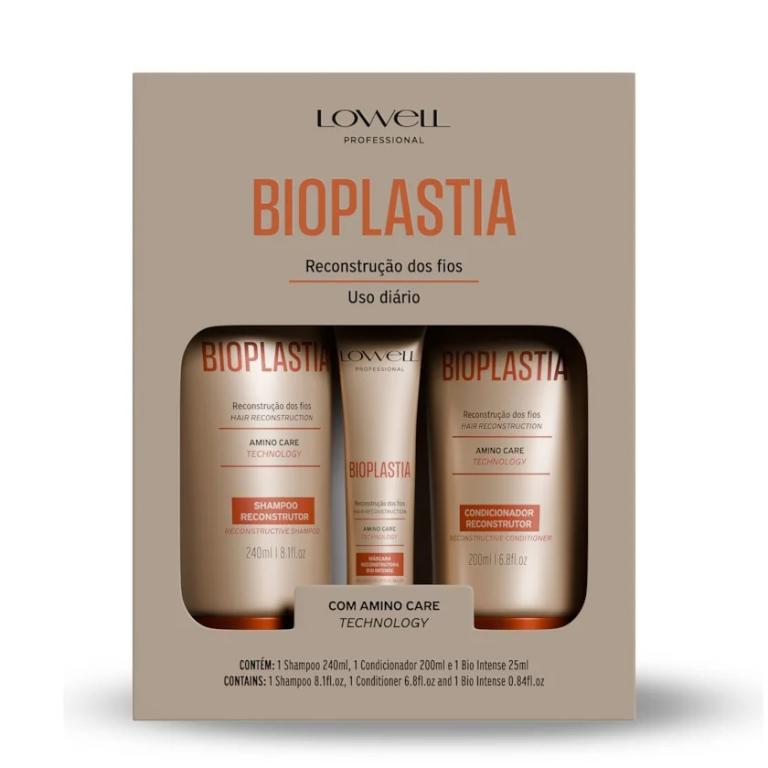 Lowell Bioplastia Kit Recostrutor 3 Produtos (Sh / Cond / Booster)