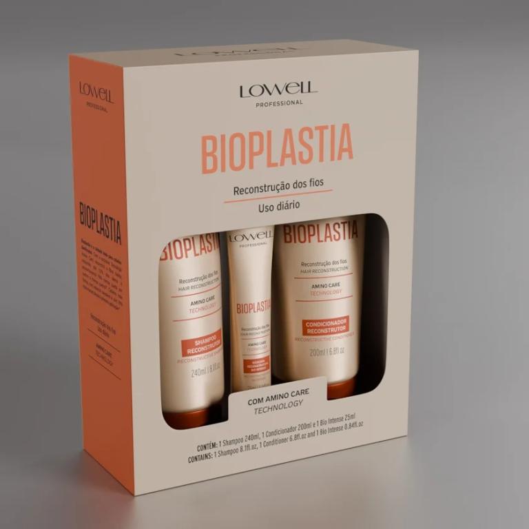 Lowell Bioplastia Kit Recostrutor 3 Produtos (Sh / Cond / Booster)