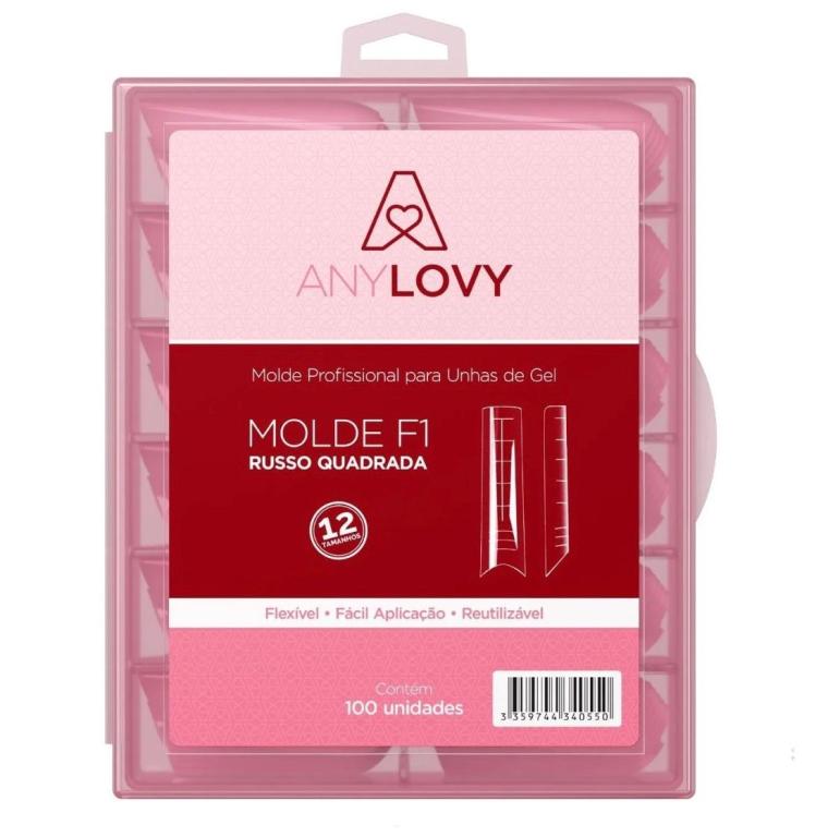 Molde F1 Russo Quadrada Anylovy 120 Unidades