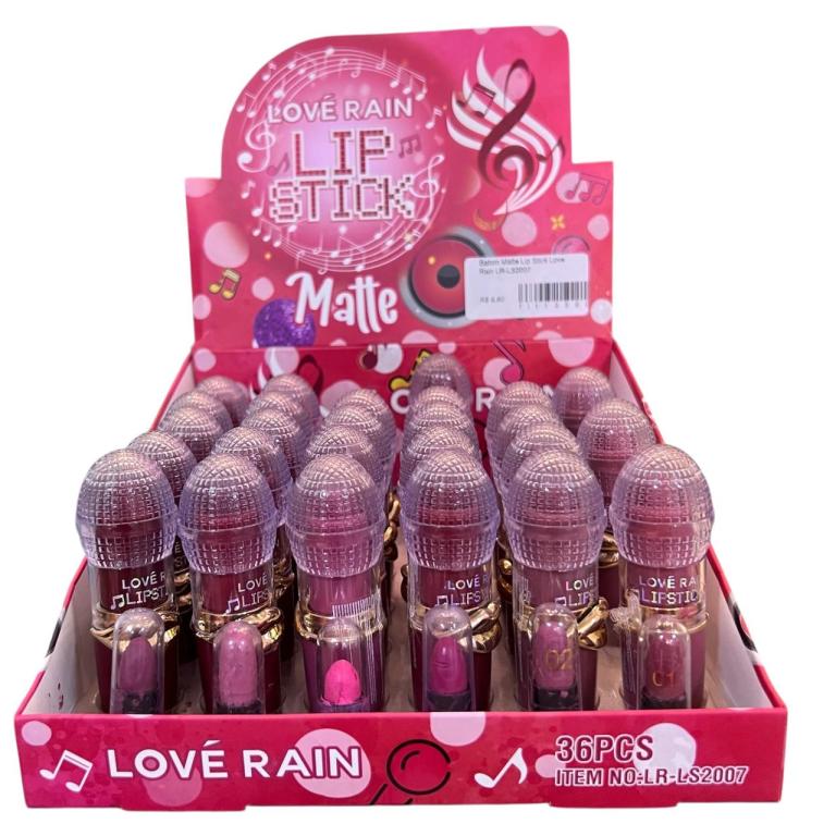 Batom Matte Lip Stick Love Rain LR-LS2007 Cor:4