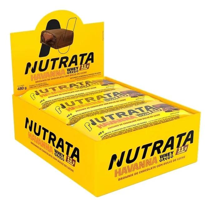 Barrinha Proteica Nutrata Whey Grego Bar Dulce de Leche 40gr