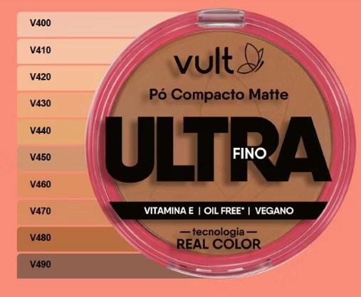 Vult Pó Compacto Ultrafino 9gr Cor:V430
