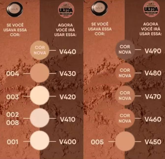 Vult Pó Compacto Ultrafino 9gr Cor:V430