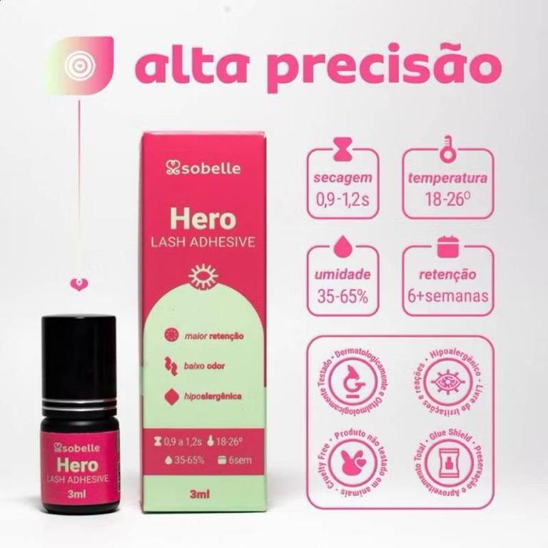 Cílios Cola Sobelle Hero 3ml
