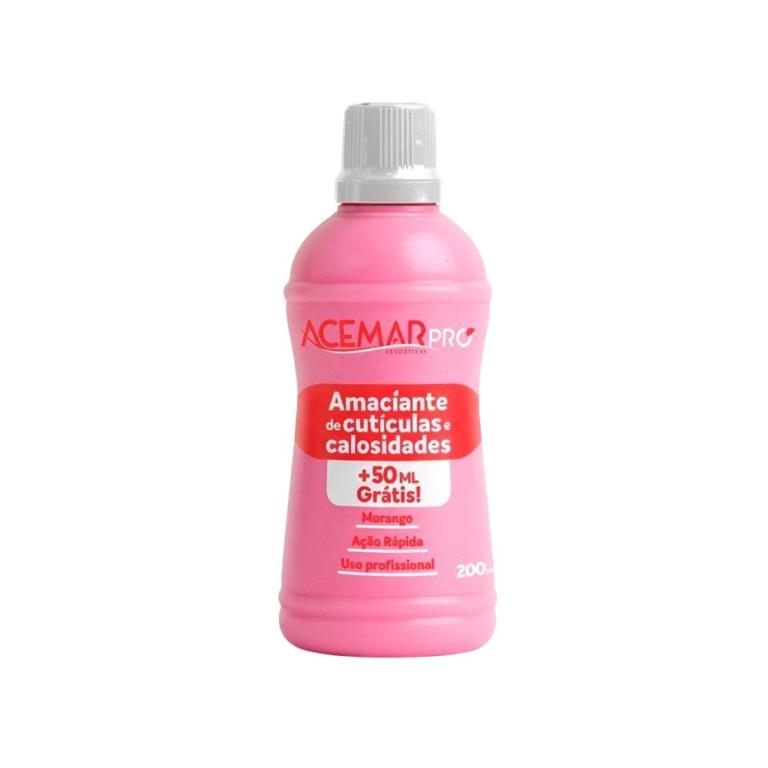 Acemar Amaciante De Cutículas e Calosidade - Morango 200ml