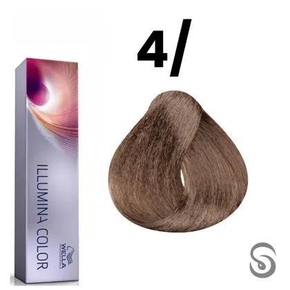 Wella Coloração Illumina Color 60ml Cor:4/ Castanho Médio