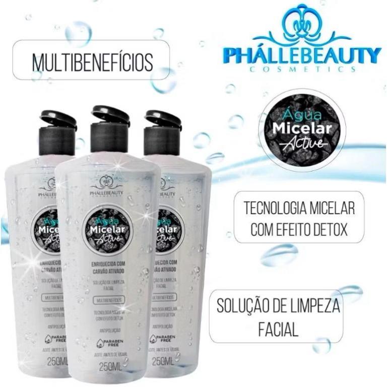Phallebeauty Água Micelar Carvão Ativado Activate 250ml