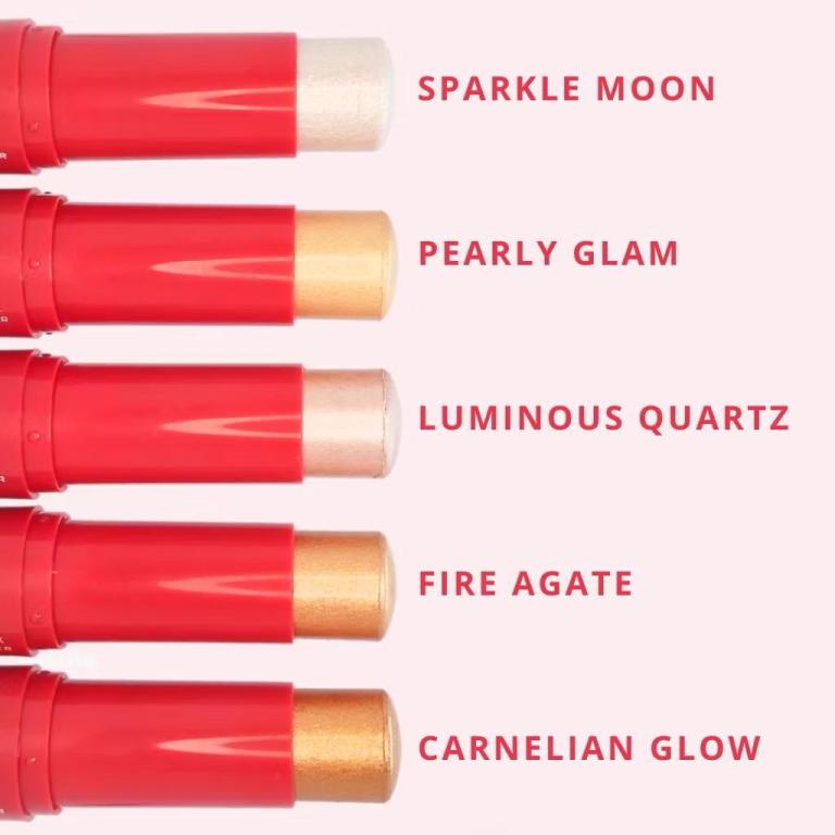Ruby Rose Iluminador Stick Shine Stone HBM702 Cor:5 - Carnelian Glow