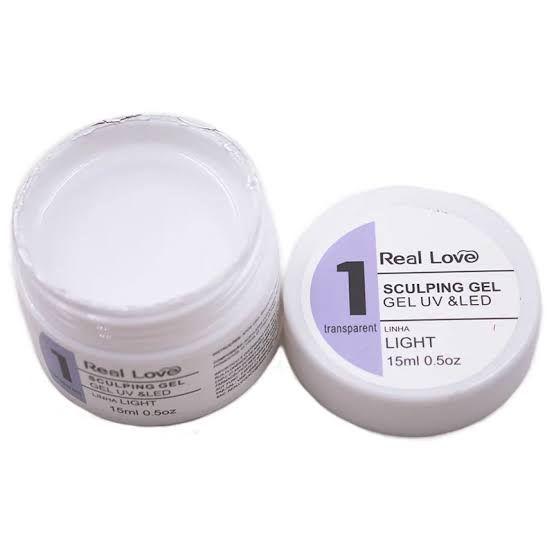 Real Love Gel Construtor Sculping 15ml Cor:01 - Transparente