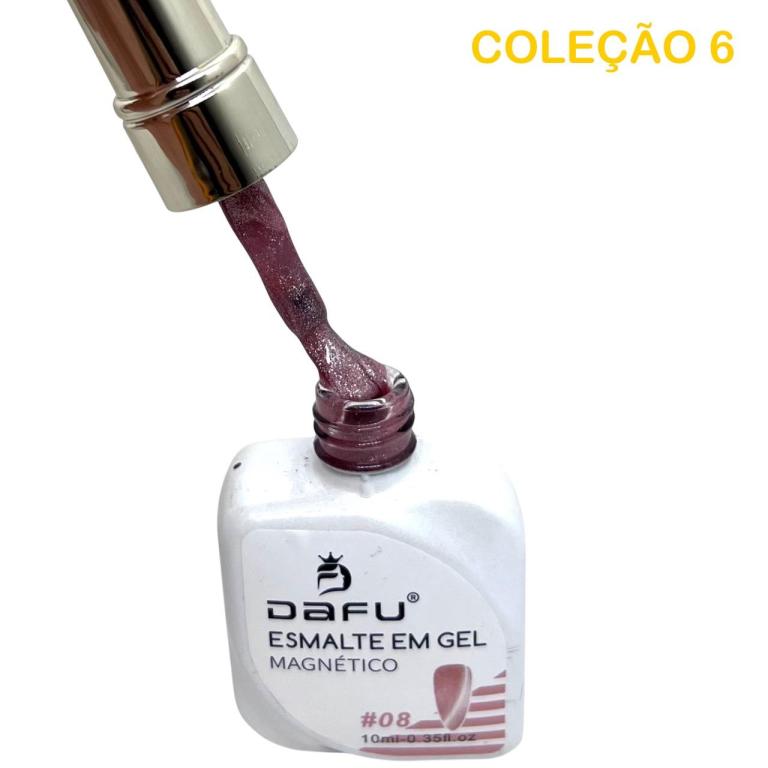 Esmalte Em Gel Dafu Magnético DF-01ESMG-6 10ml Cor:08