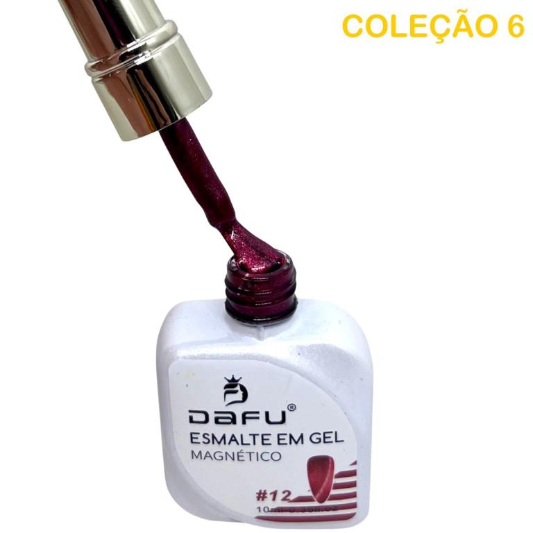 Esmalte Em Gel Dafu Magnético DF-01ESMG-6 10ml Cor:12