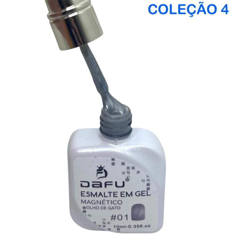 Esmalte Em Gel Dafu Magnético DF-01ESMG-4 10ml Cor:01