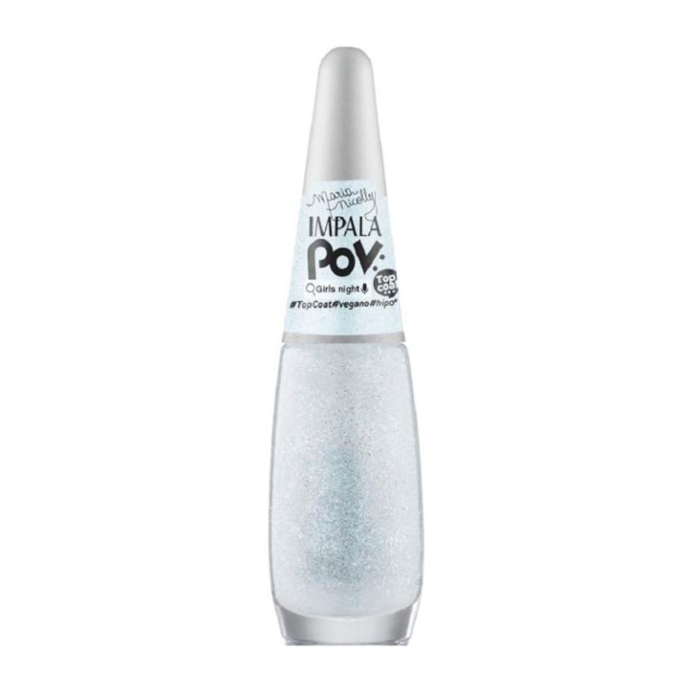 Esmalte Impala Top Coat POV Cor:2 - Girls Night Glitter