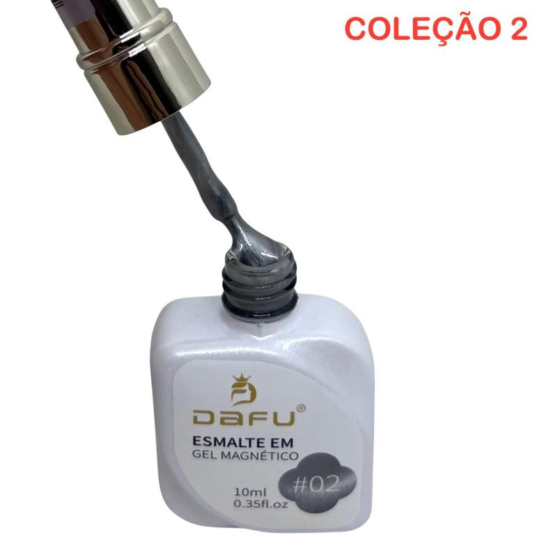 Esmalte Em Gel Dafu Magnético DF-01ESMG-2 10ml Cor:02