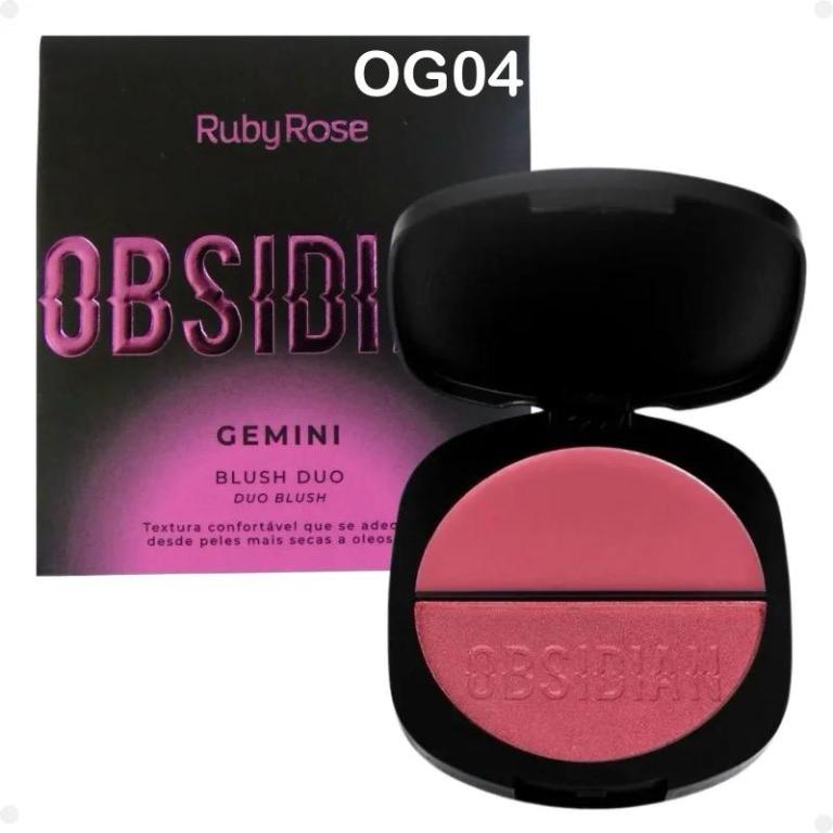 Ruby Rose Blush Duo Gemini Obsidian HB1000 Cor:OG04