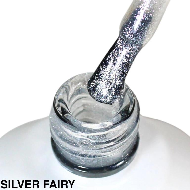 Cuccio Top Coat Glaze Glitter 13ml Cor:2 - Silver Fairy