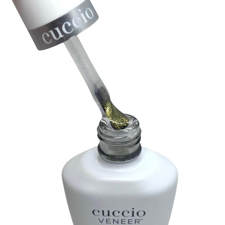 Cuccio Top Coat Glaze Glitter 13ml Cor:3 - Golden Fairy