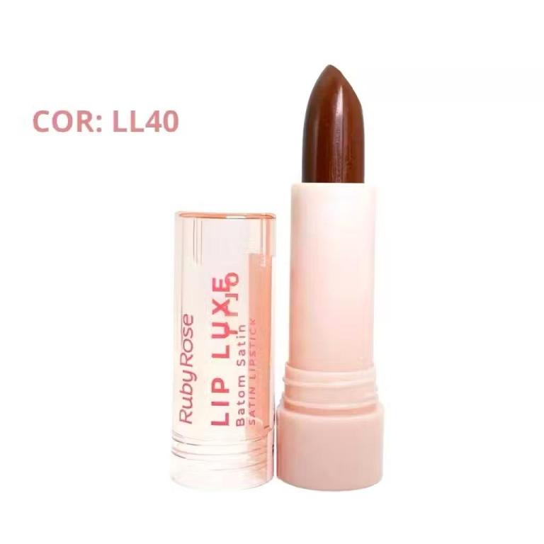 Ruby Rose Batom Satin Lip Luxe - L6000 Cor:LL40