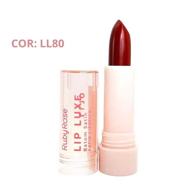 Ruby Rose Batom Satin Lip Luxe - L6000 Cor:LL80
