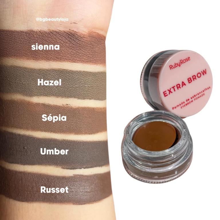 Ruby Rose Extra Brown Pomada de Sobrancelhas Cor:SEPIA