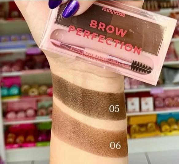 Ruby Rose Sombra Para Sobrancelhas Duo - E2501 Cor:DUO02