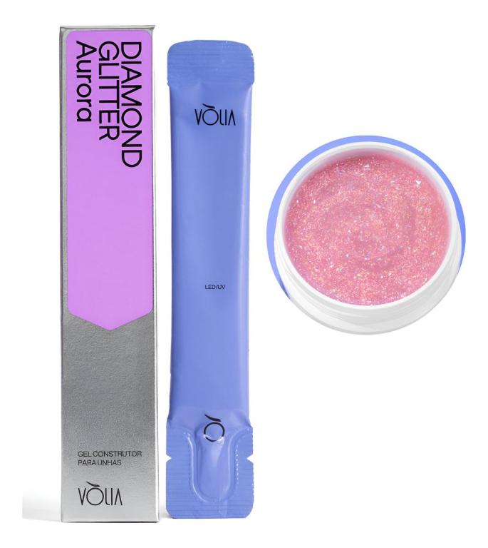 Volia Sachê Gel Diamond Glitter 14g Cor:2-Aurora