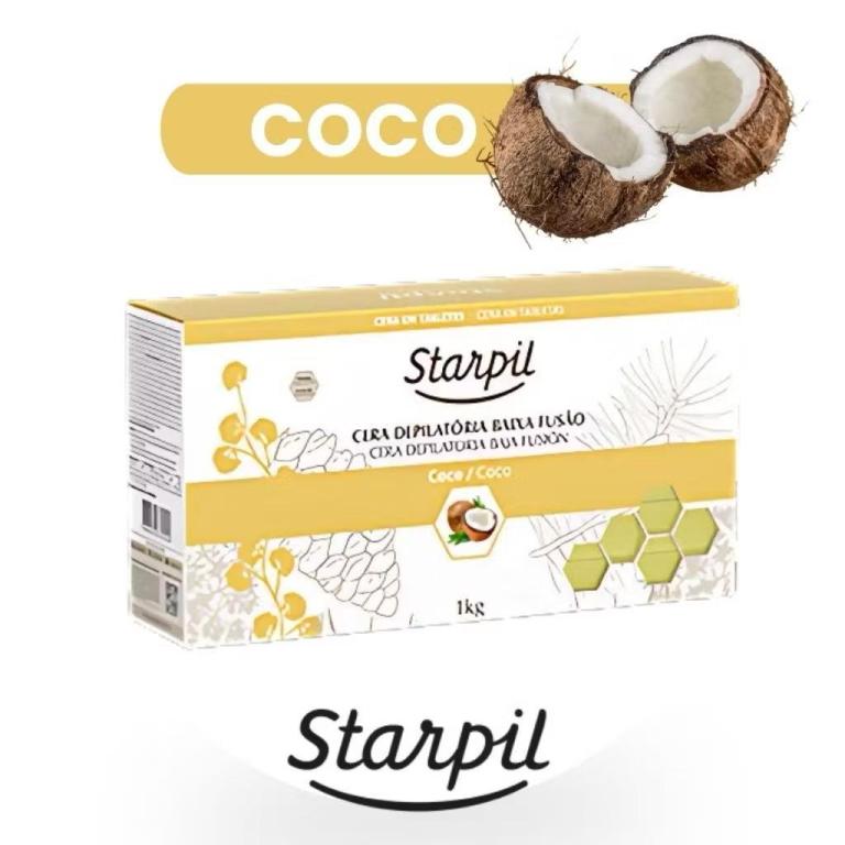Starpil Cera Quente 1kg Essência:Coco