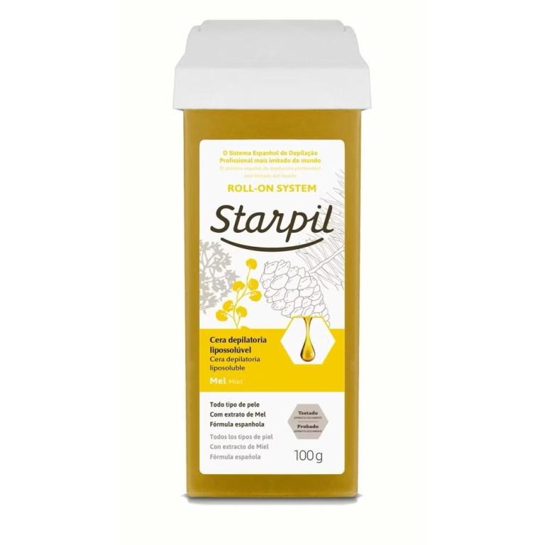 Starpil Cera Depilatória Roll On 100g Essência:Mel