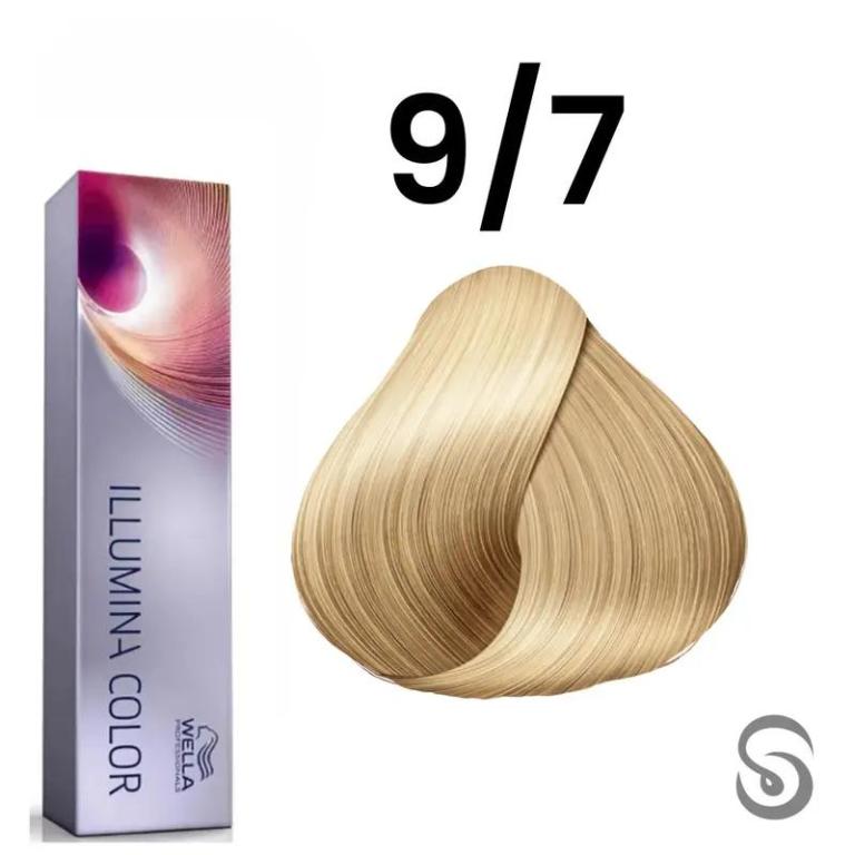 Wella Coloração Illumina Color 60ml Cor:9/7 Louro Ultraclaro Marrom