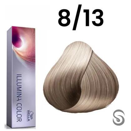 Wella Coloração Illumina Color 60ml Cor:8/13 Louro Claro Cinza Dourado