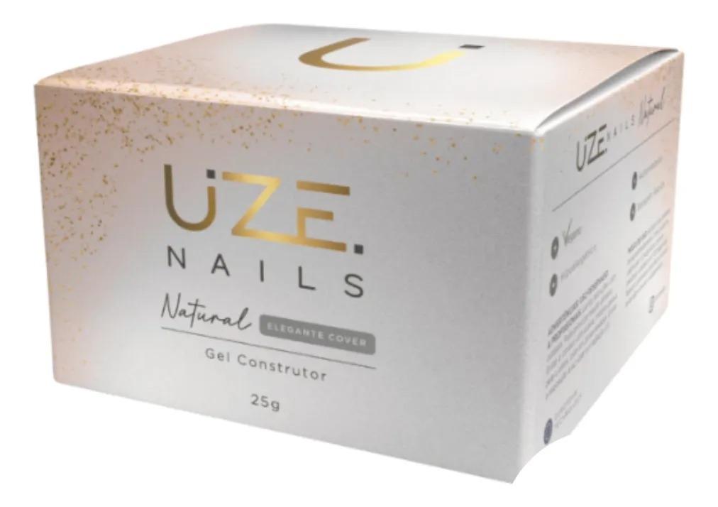 Uze Nails Gel Construtor Natural 25g Cores:2 - Elegante Cover