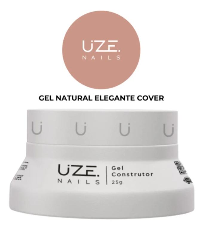 Uze Nails Gel Construtor Natural 25g Cores:2 - Elegante Cover