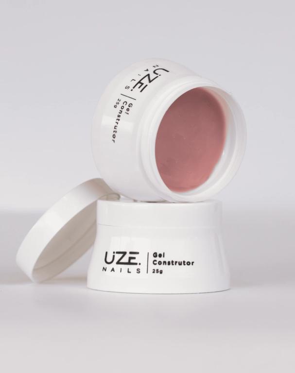 Uze Nails Gel Construtor Natural 25g Cores:5 - Nude Pink