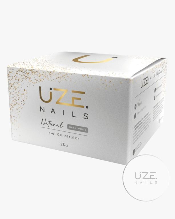 Uze Nails Gel Construtor Natural 25g Cores:8 - Baby White