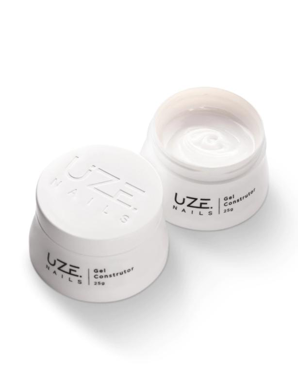 Uze Nails Gel Construtor Natural 25g Cores:8 - Baby White