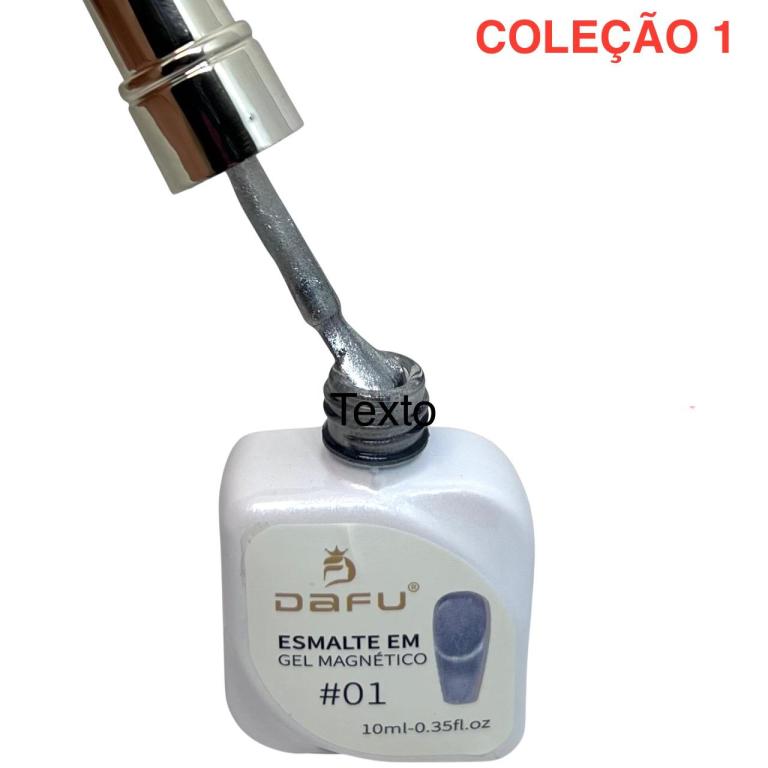 Esmalte Em Gel Dafu Magnético DF-01ESMG-1 10ml Cor:01