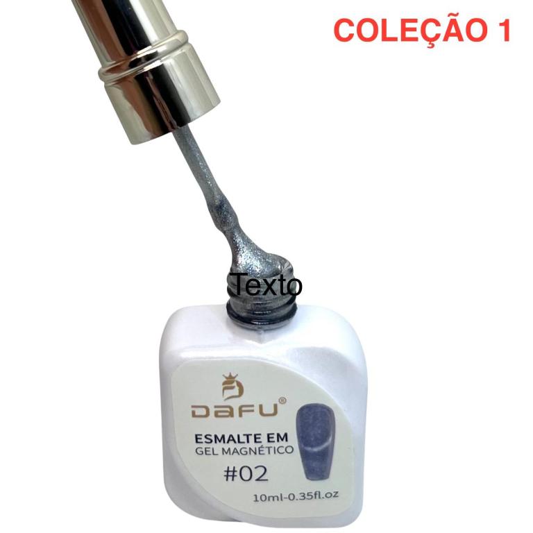 Esmalte Em Gel Dafu Magnético DF-01ESMG-1 10ml Cor:02