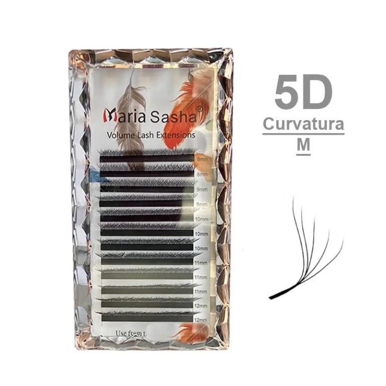 Cílios Maria Sasha W 5d Mix 8-14 0.07 (LU-M) Tamanho: (13mm)