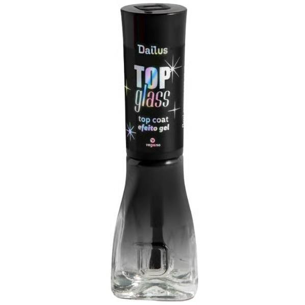 Dailus Esmalte Top Coat Glass - Efeito Gel