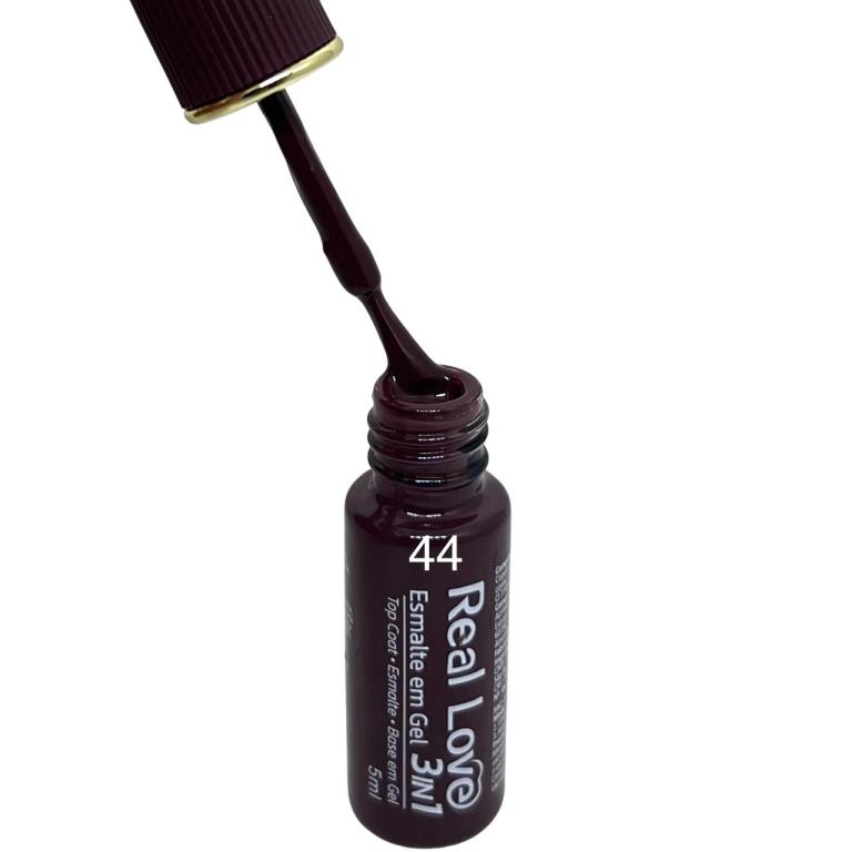 Esmalte Em Gel Real Love 3 In 1 Gel-47 Cor:44