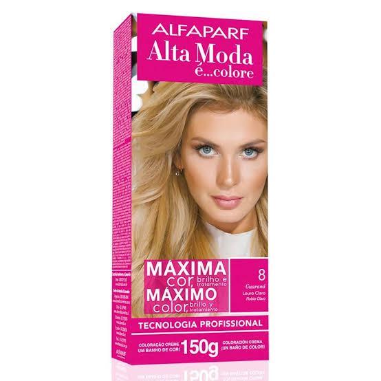 Alta Moda Tintura - Coloração 150gr 8.0 - Louro Claro
