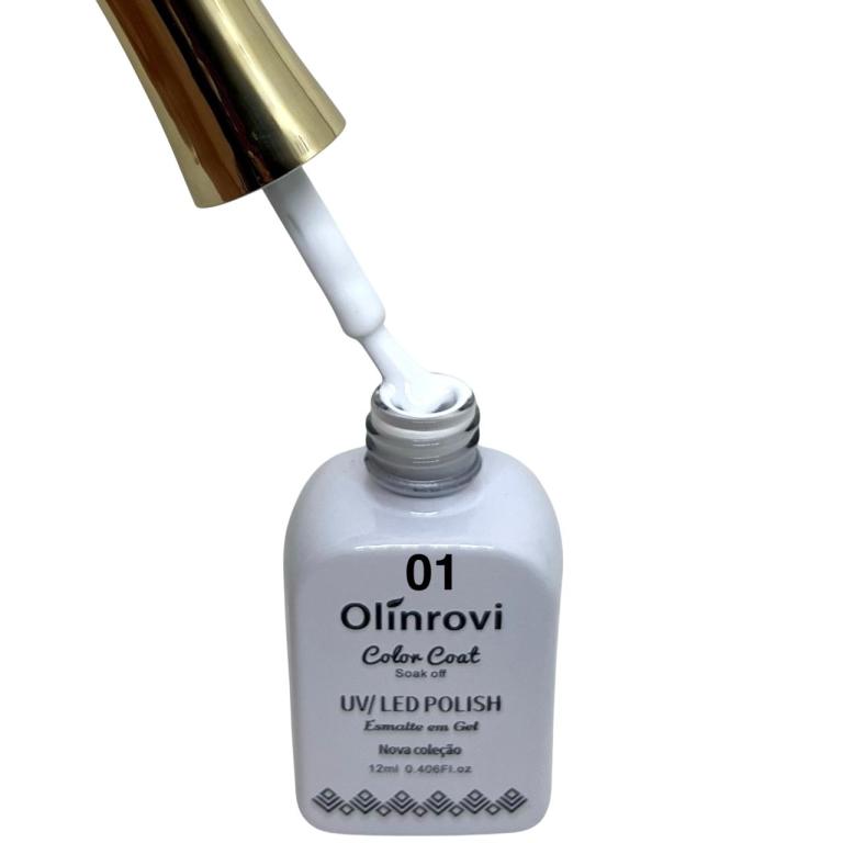 Esmalte Em Gel Olinrovi 12ml ORJY-005 Cor:01