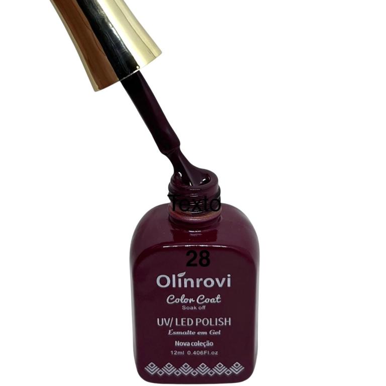 Esmalte Em Gel Olinrovi 12ml ORJY-005 Cor:28