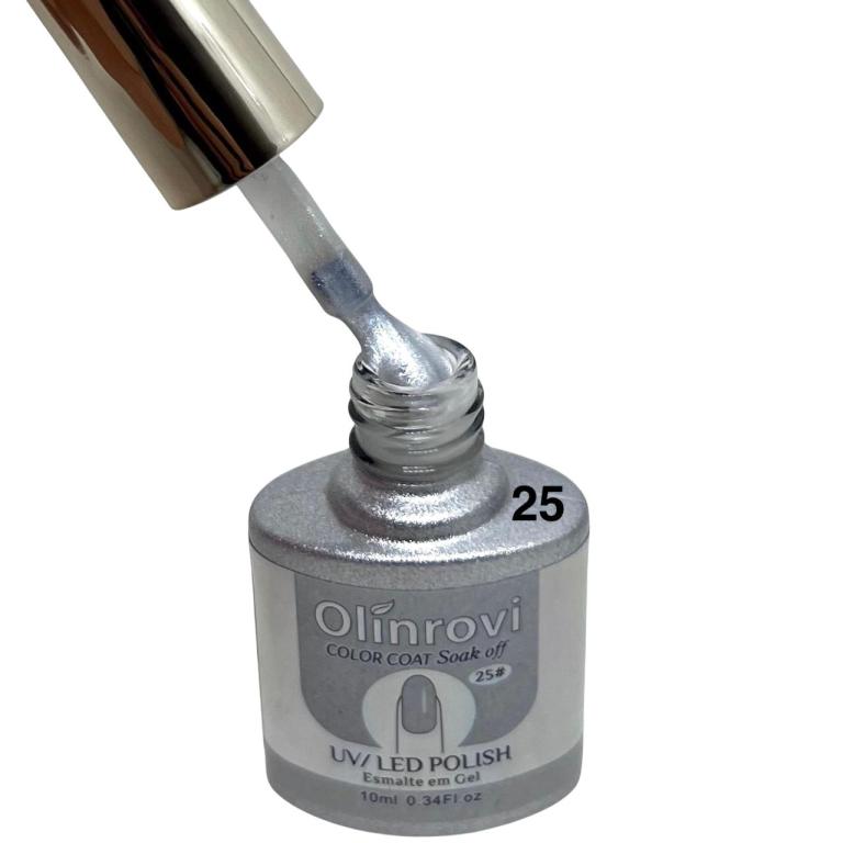 Esmalte Em Gel Olinrovi BY-001 10ml Cor:25