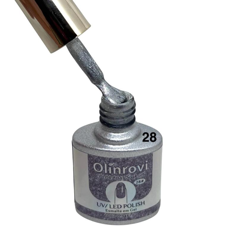 Esmalte Em Gel Olinrovi BY-001 10ml Cor:28